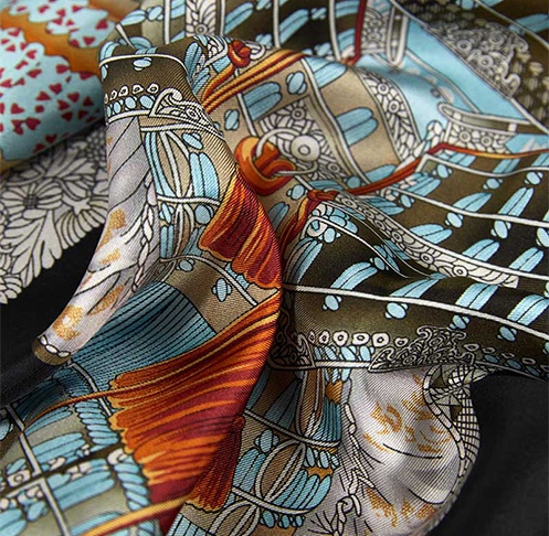 Large Square Silk Scarf