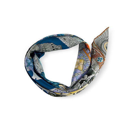 Large Square Silk Scarf