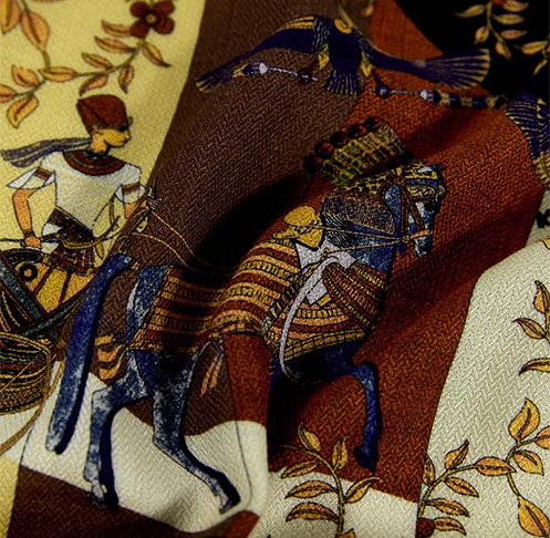 Wool Silk Blend Scarf