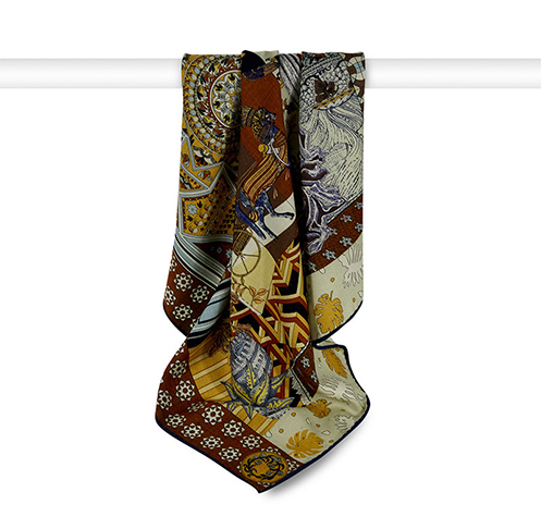 Wool Silk Blend Scarf