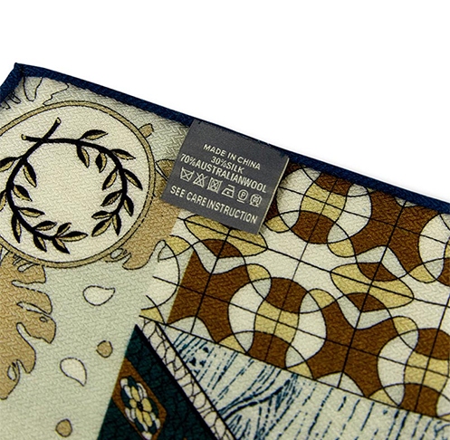 Wool Silk Blend Scarf