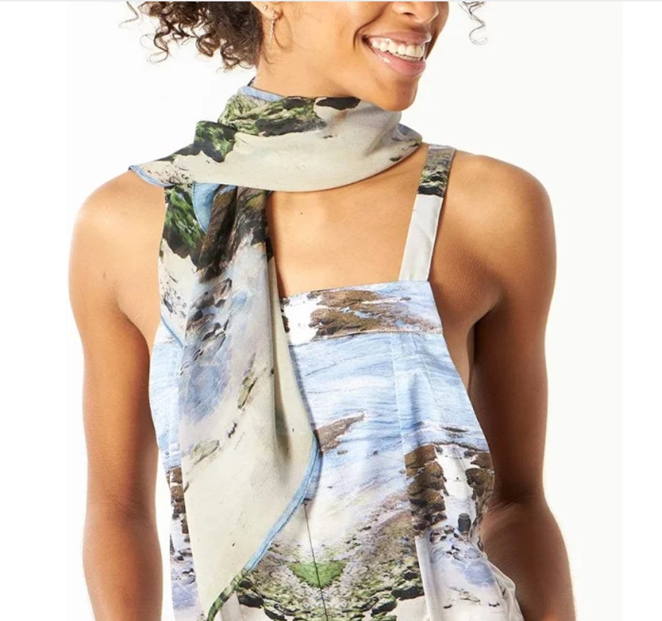 Silk Georgette Scarf