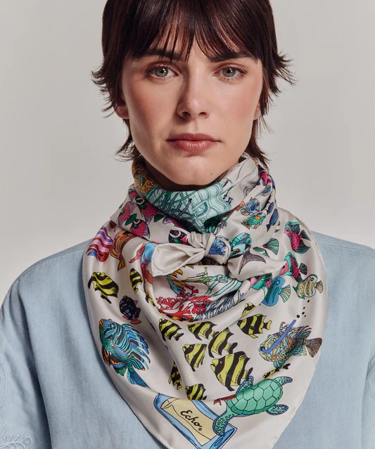 Silk Square Scarf
